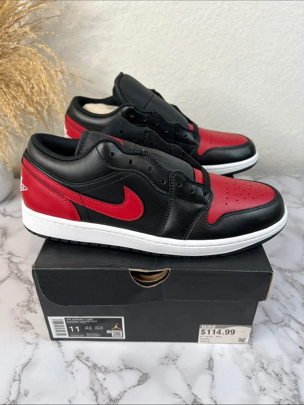 Nike Air Jordan 1 Retro Low Men Shoes Size 11